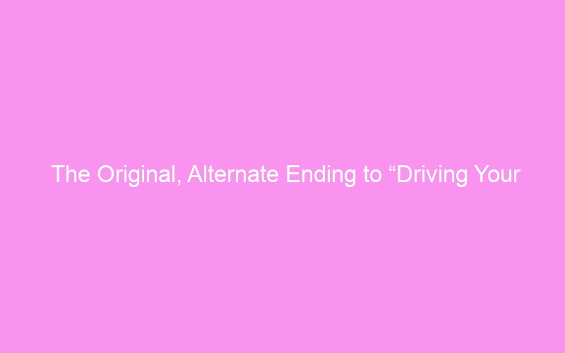 The Original, Alternate Ending to “Driving Your Rivals To Murder in Yandere Simulator”